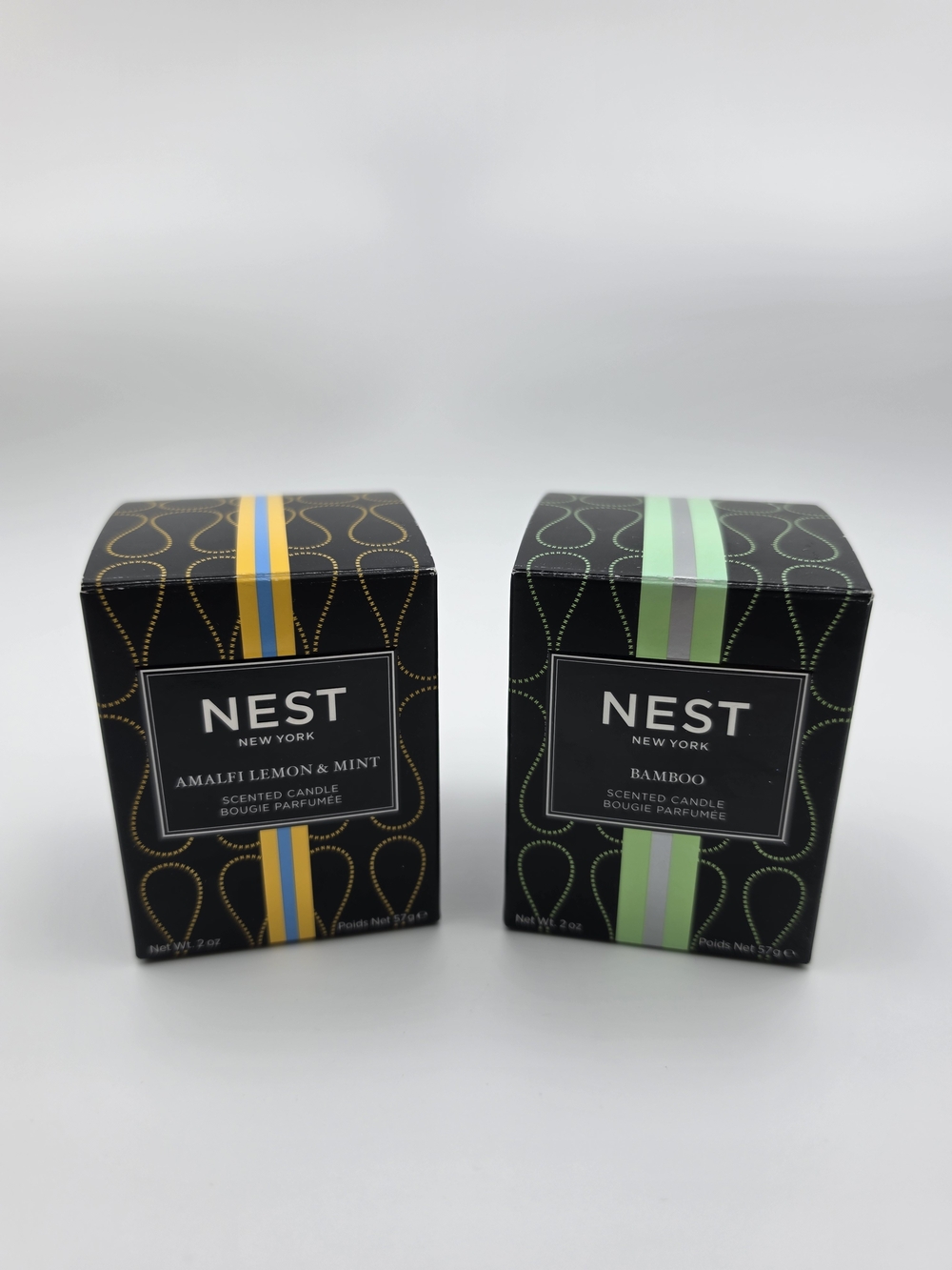 NEST New York Votive Candle Duo - Amalfi Lemon & Mint + Bamboo (2 oz each)